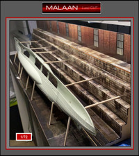 1 72 Laser-cut U BOOT Dry Dock