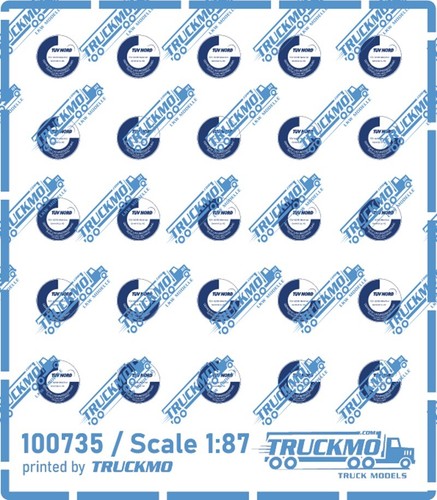 Truckmo decals prüfplakette - truckmo,