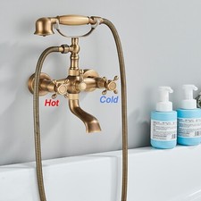 Badewannenarmatur Wasserfall Wasserhahn Dusch Set mit Handbrasue Wannenarmatur