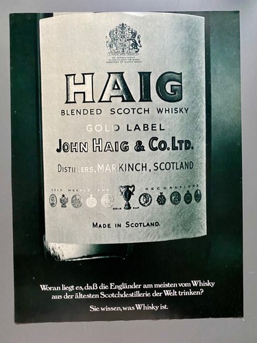 Haig scotch whisky - haig, gold