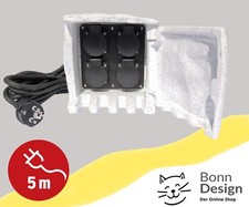 Außensteckdose + 5m Kabel