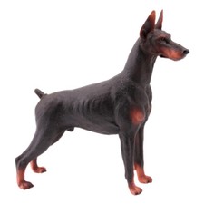  Simulierter Dobermann Pinscher Tierfigur Hundestatuen Wohnkultur