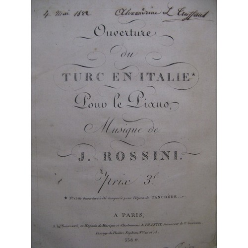 Rossini blende türkische - rossini,