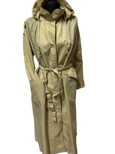 Retro maxi nylonmantel - ,