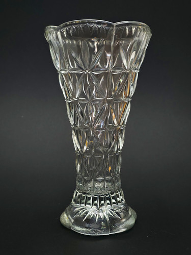 Vintage pressglas vase germany - vase,