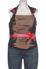 Kleemeier Bluse Damen Oberteil Hemd Hemdbluse Gr. EU 46 Braun #rtwoqul