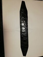 Handgefertigte schwarze Kroko