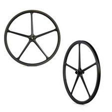 700c Kohlefaser 5-Speichen Radsatz Für Straße/Spur/Triathlon-Fahrrad Schlauch