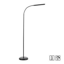 LED Stehlampe Leselampe schwarz dimmbar CCT Touchdimmer drehbar schwenkbar Touch
