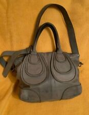 Liebeskind Berlin - Ledertasche mit Griffen und verstellbaren Umhängegurt (gra)