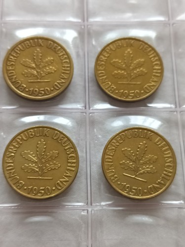 Brd pfennig set 1950 dfgj - set,