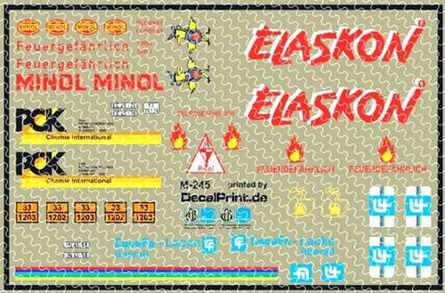 Decals satz ddr - ddr, chemie