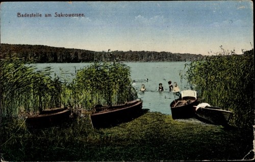 Sacrow potsdam badestelle - ak,