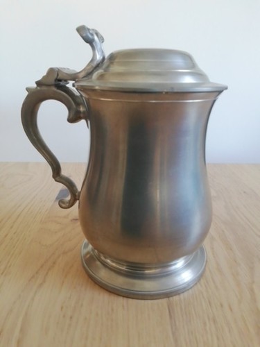 Zinnkrug mit deckel - zinnkrug,