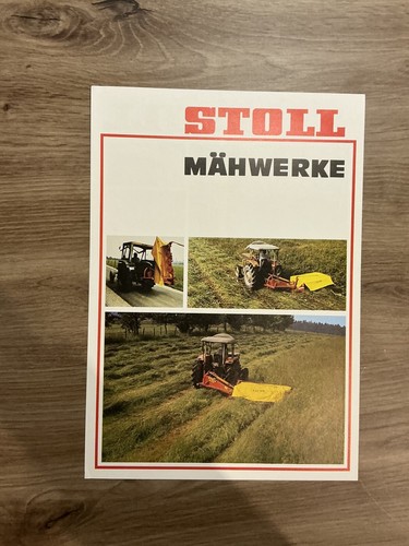 Orig stoll mähwerk prospekt - mähwerk,