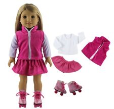 Puppenkleidung Skater Set Rollschuhe süss niedlich Mädchen generation Baby #0922
