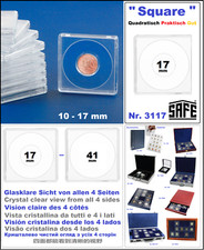Coin Capsules Square 17mm