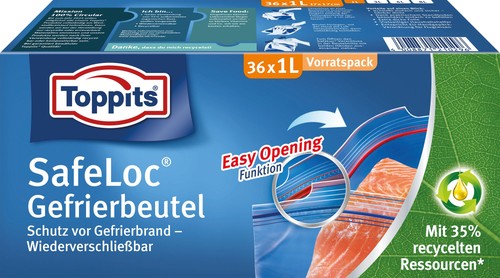 Toppits safeloc gefrierbeutel - safeloc,