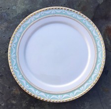 KPM BERLIN  KURLAND MINTGRÜN GOLD 1.WAHL Teller DM 20cm TOP T2