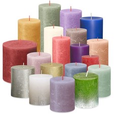 6 kg RUSTIC Stumpenkerzen