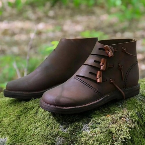 Mittelalter leder stiefel - stiefel, |