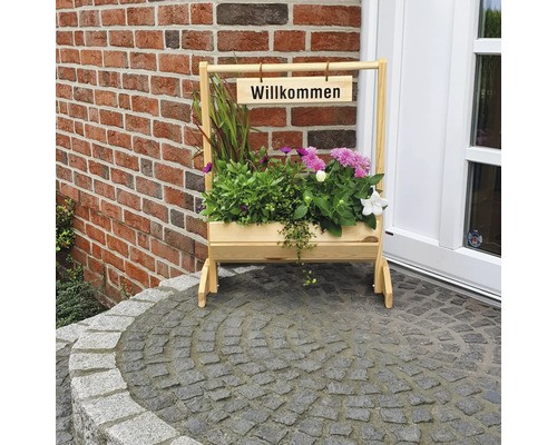 Blumentrog willkommen - blumentrog, „willkommen“