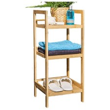 Bambus Badregal Universalregal 30x30x70cm Standregal 3 Böden