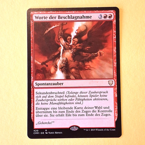 Mtg worte der beschlagnahme - worte,