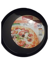 Zenker Pizzablech rund Ø 28 cm Aluminium Schwarz Backblech