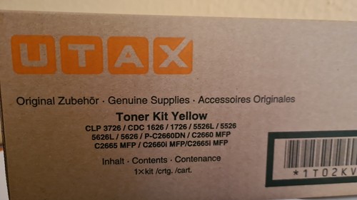 Original utax toner yellow - original,