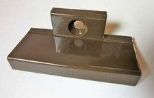 Alu-Einfach-Profilhalter Braun für Balkonbretter - Für Stoßverbindung - Kömabord