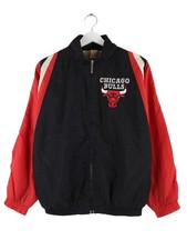 Vintage 90s NBA Chicago Bulls Trainingsjacke Schwarz S Herren