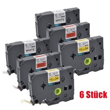 6x Schriftband 12mm for