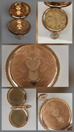 Antike doppeldeckel savonette - antike,