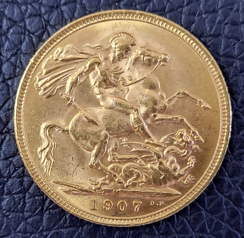 Goldmünze pfund sovereign - goldmünze, 1