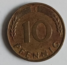 10 Pfennig BRD 1949 F Bank