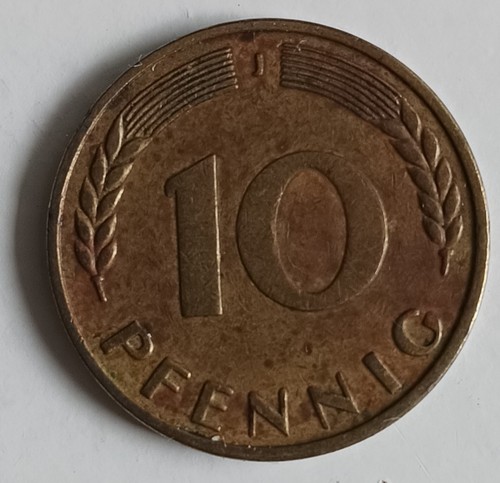 Pfennig brd 1949 bank - 10,