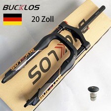 BUCKLOS 20*4.0" MTB Luftfederung Fat Fork 140mm Federweg Beach Snow Bike Gabeln