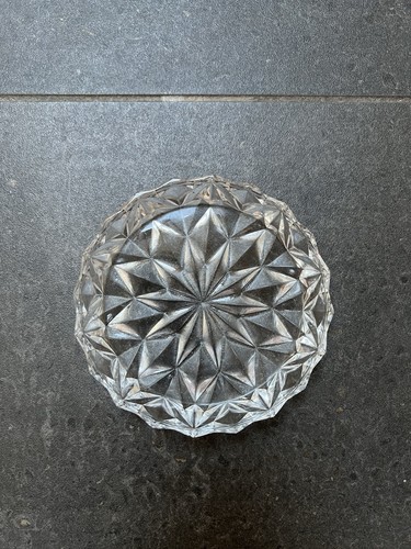 Flache bleikristall schale - bleikristall,