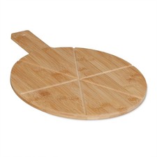 2x Pizzabretter aus Bambus –