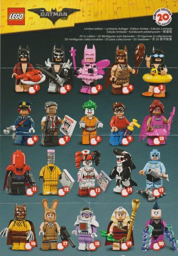 Lego batman film minifiguren - lego,