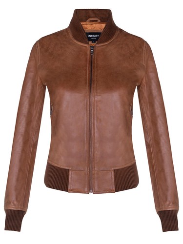 Damen hellbraune leder - hellbraune,
