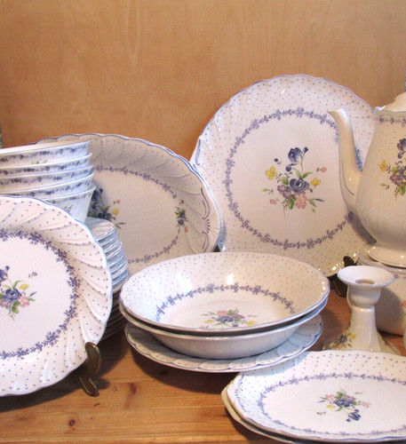 Nikko tableware blue - nikko, peony