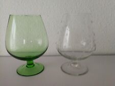 Weinglas riesig übergroß groß grün Sterne Dekoration Weihnachten 18 cm