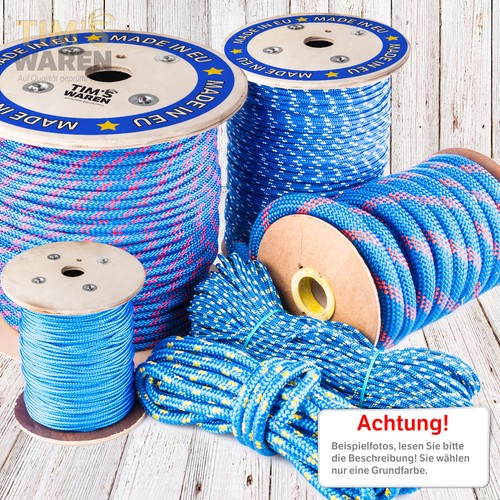 Polypropylen seil blau 2mm - polypropylen,