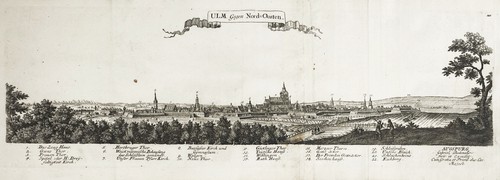 Ulm panorama schwäbische alb - schwäbische,