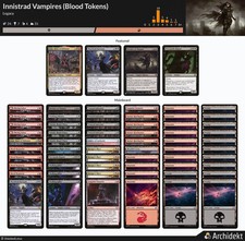 MTG Magic the Gathering 60 Karten Deck - Innistrad Vampires (Blood Tokens)