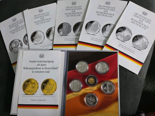 Gedenkmünzen brd 2008 - gedenkmünzen, 5x