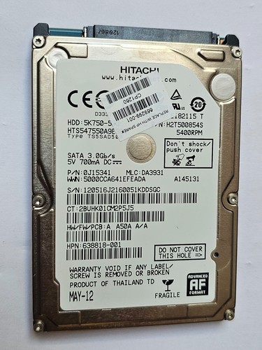 Hitachi travelstar 500gb - travelstar,