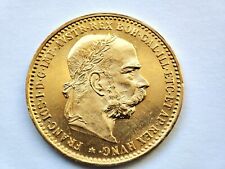 Österreich Franz Joseph I. 10 Kronen (Corona) 1896 .900 Goldmünze VZ in Kapsel